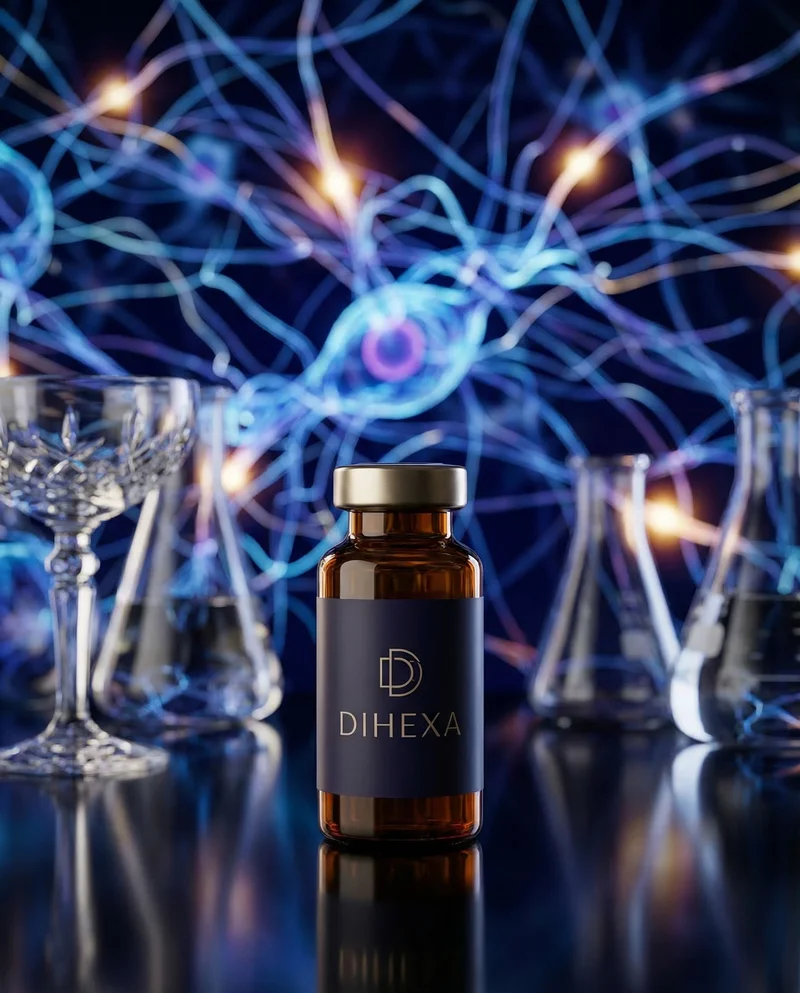 Dihexa (PNB-0408) – kompletny przewodnik 2026 (mechanizm HGF/c-Met, synaptogeneza, ryzyka)